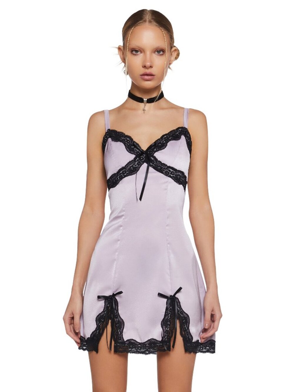 Delia's by Dolls Kill A Sorta Fairytale Slip Dress, Lavender, Size 1X NWTS
